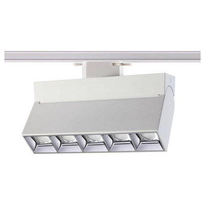 Novotech 358665 PORT NT21 076 белый Светильник трековый однофазный трехжильный IP33 LED 4000K 25W 110-265V EOS