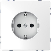 D-Life Розетка 2К+З 16 А, 250 В~, со шторками, белый лотос