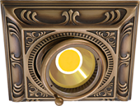 FD1024CPB Fede Светильник встраиваемый поворотный SIENA, Bright Patina