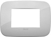 19683.89 - Vimar Накладка ROUND на 3 модуля серебро