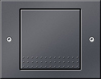 Gira Выключатель 1-клавишный, Антрацит, серия TX_44