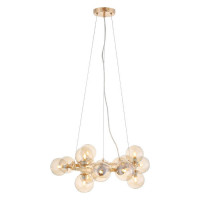 ST LUCE SL435.203.15 Люстра подвесная ST-Luce Золотистый/Коньячный G9 15*3W