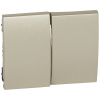 Legrand Лицевая панель - Galea Life - двойная - Titanium, 771412