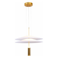 ST LUCE SL6101.203.01 Люстра подвесная ST-Luce Золотистый/Белый LED 1*10W 3000K