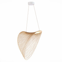 ST LUCE SL6900.503.24 Светильник подвесной ST-Luce Белый/Древесный LED 1*24W 4000K