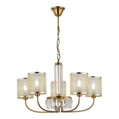 ST LUCE SLE1119-303-05 Светильник подвесной Латунь/Шампань E14 5*40W