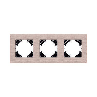 Рамка 3-постовая, золотой Kollinger Reflex AL RA3GD