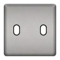 FD04321CB-M Fede Fede Накладка для 2-х тумблеров, Bright Chrome/черн FD04321CB-M Fede Fede Накладка для 2-х тумблеров, Bright Chrome/черн