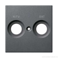 SM Накладка R/TV+SAT, антрацит SM Накладка R/TV+SAT, антрацит