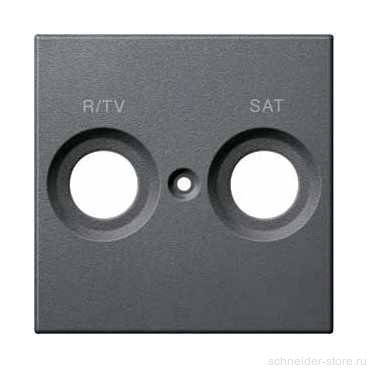 SM Накладка R/TV+SAT, антрацит