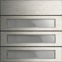 5533914 Gira Модуль кнопок вызова System 106 3-клав. 5533914 Gira Модуль кнопок вызова System 106 3-клав.