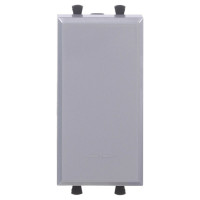 4404101 - ДКС Выключатель модульный "Avanti", "Закаленная сталь", 1 модуль