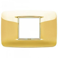 Vimar Накладка с закруглениями для 2 модулей центрально золото глянцевое, 20682.G24