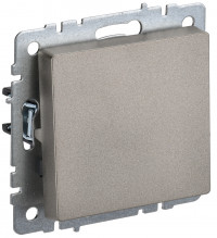 BRITE Выключ. 1-кл. прох. 10А ВС10-1-6-БрШ шамп. IEK, BR-V12-0-10-K37