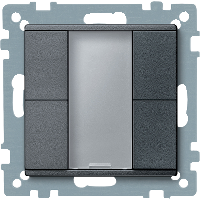 SM,2 КН. ВЫКЛ PLUS, АНТРАЦИТ SM,2 КН. ВЫКЛ PLUS, АНТРАЦИТ