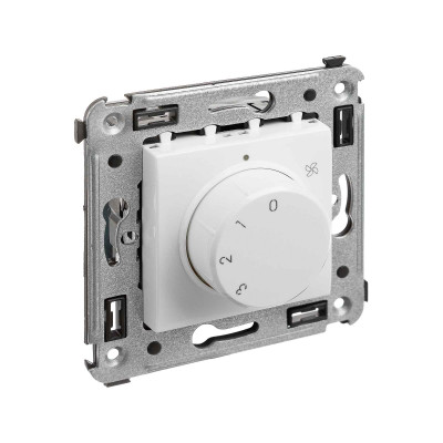 4400173 - ДКС Механизм управления вентиляторами в стену, "Avanti", "Белое облако"