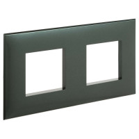 4434904 - ДКС Рамка ARTLEBEDEV, "Avanti", "Сине-зеленый жемчуг", 2 поста