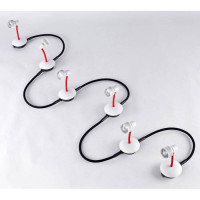 LUSSOLE BAY SHORE Трековый светильник, цвет основания - белый, плафон - металл (цвет - белый), 6x50W GU10, LSP-9818-06 LUSSOLE BAY SHORE Трековый светильник, цвет основания - белый, плафон - металл (цвет - белый), 6x50W GU10, LSP-9818-06