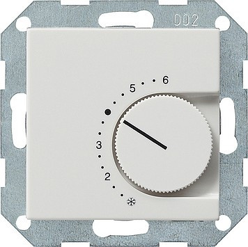 039103 Gira Терморегулятор с размыкающим контактом 24V/10 (4)A