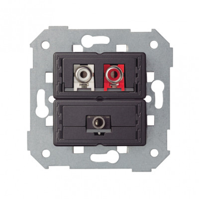 Simon 82 Detail Коннектор мини-джек + 2RCA, 7501092-039