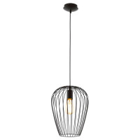 49472 Подвес NEWTOWN, 1x60W (E27), ?275, H1100, сталь, черный