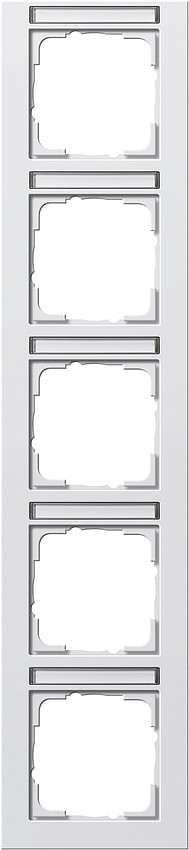 111522 Gira Рамка 5-я вертикальная с полем для надписи