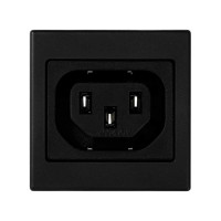 Simon SConnect Плата c 1-м разъёмом "мама" IEC320, 45х45мм, графит, K306A-14