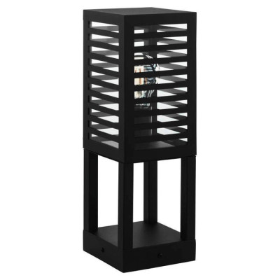 Eglo 900138 Уличный напольный светильник ALAMONTE 3, E27, 1X60W, IP44, L150, B150, H450, алюминий, сталь, черный