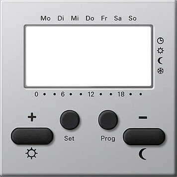 Накладка для регулятора температуры пола с часами