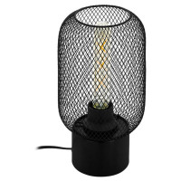 Eglo 43096 Настольная лампа WRINGTON, 1x60W (E27), ?150, H285, основа ?100, сталь, черный
