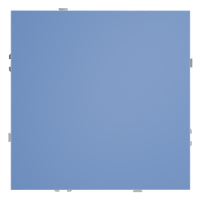 Заглушка VOLTUM S70 с суппортом, (деним), VLS080115