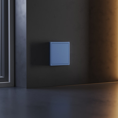 Заглушка VOLTUM S70 с суппортом, (деним), VLS080115