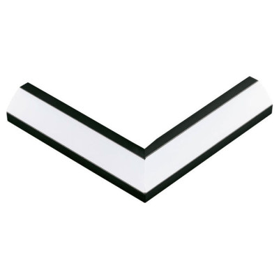 98966 Профиль угловой 90° CORNER PROFIL 2 к арт. 98963, L110, алюминий, черный/пластик, белый