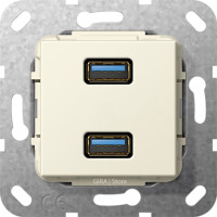 568401 Gira Разъем USB 3.0 A 2 местн.