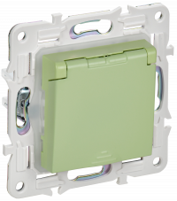 SKANDY Роз. з/к/ш кр. 16А IP44 SK-R11M мятн. IEK, SK-R16-16-44-K06