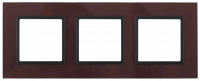 ЭРА 14-5103-25 Elegance Бордо/антрацит Стекло Рамка 3-ая