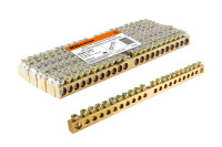 Шина "N" нулевая 8х12мм 22/1 (22 группы/крепеж по центру) TDM Electric, SQ0801-0055