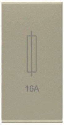 N2108 CV - Держатель для предохранителя, 1-модульный, серия Zenit, цвет шампань