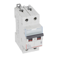 Legrand Автоматический выключатель DX? 6000 - 10 кА - тип характеристики B - 2П - 230/400 В~ - 13 А - 2 модуля, 407508