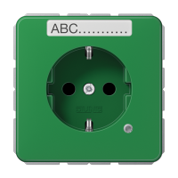 SCHUKO-розетка с полем для надписи и индикатором, CD1520BFNAKOGN