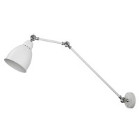 Arte Lamp BRACCIO, Бра, цвет арматуры - белый, цвет плафона/декора - БЕЛЫЙ, 1х60W E27, A2055AP-1WH