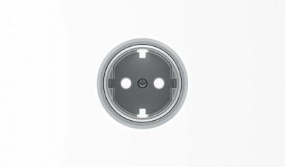 8688.9 CR - Накладка для розетки SCHUKO с плоской поверхностью, серия SKY Moon, кольцо хром - 2CLA868890A1401