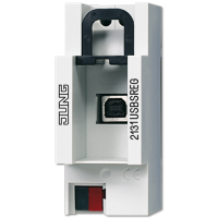 USB-интерфейс, совместимо с KNX Data Secure, монтаж на DIN-рейку, 2 модуля; KNX, 2131USBSREG