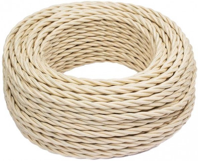 Bironi Провод 2*2,5 Песочное золото (матовый) 20 м, B1-425-719-20