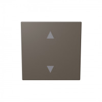 FD3018PTM - Выключатель одноклавишный для штор 10A 250V~ с накладкой, цвет матовый Тауп (soft touch), JASMART Electric