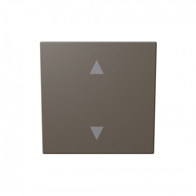 FD3018PTM - Выключатель одноклавишный для штор 10A 250V~ с накладкой, цвет матовый Тауп (soft touch), JASMART Electric
