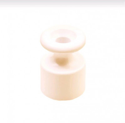 Bironi Изолятор для наружного монтажа, пластик, цвет слоновая кость (100 шт/уп), B1-551-211-100