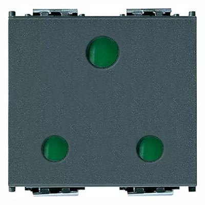 Vimar Розетка 2P+T 16A английский стандарт, серая, 16258