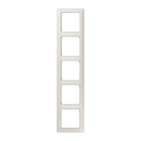 Рамка 5-кратная вертикальная с полем для надписи слоновая кость, AS585BFINA Рамка 5-кратная вертикальная с полем для надписи слоновая кость, AS585BFINA