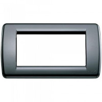 Vimar Накладка для 4 модулей RONDO пластик черный, 16764.16